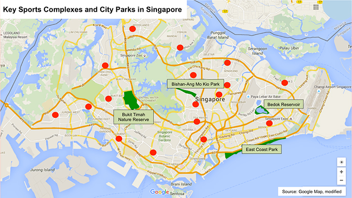SingaporeMap_SportsComplexesCityParks_Article